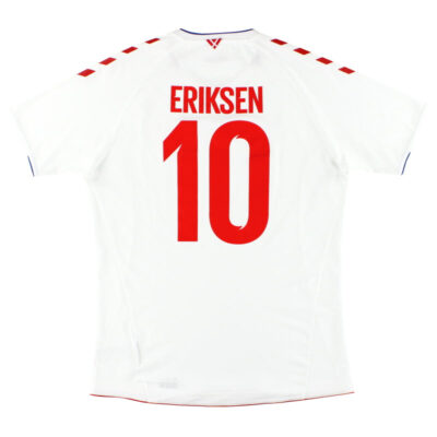 2018 Denmark Away Limited Jersey Eriksen #10