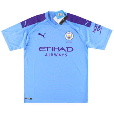2019-20 Manchester City '125 Years' Home Limited Jersey