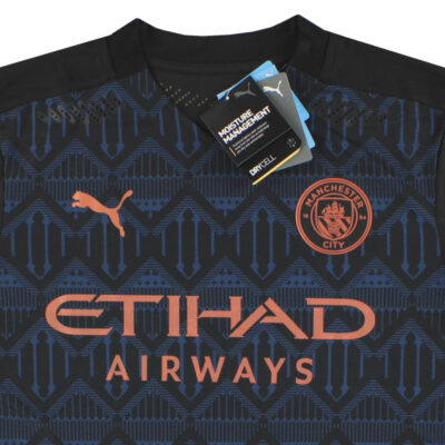 Alternative view of 2020-21 Manchester City Player Issue Away Limited Jersey