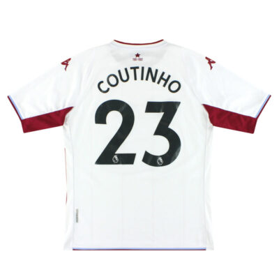 2021-22 Aston Villa Kombat Away Limited Jersey Coutinho #23