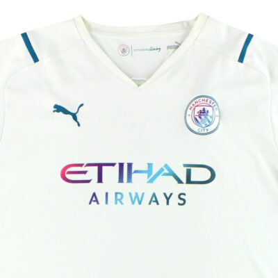 Alternative view of 2021-22 Manchester City Away Limited Jersey