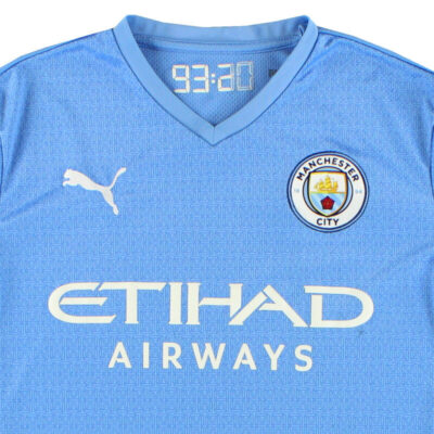 Alternative view of 2021-22 Manchester City Home Limited Jersey