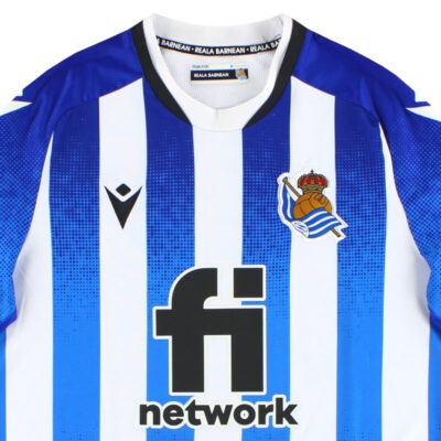 Alternative view of 2021-22 Real Sociedad Macron Home Limited Jersey