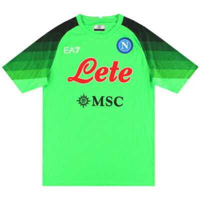 2022-23 Napoli EA7 European Goalkeeper Limited Jersey