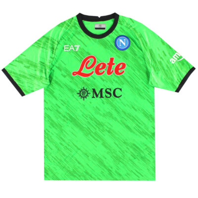 2022-23 Napoli EA7 Goalkeeper Limited Jersey
