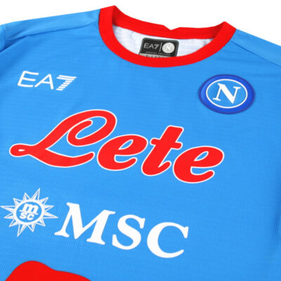 Alternative view of 2022-23 Napoli EA7 'Special Edition' Christmas Limited Jersey