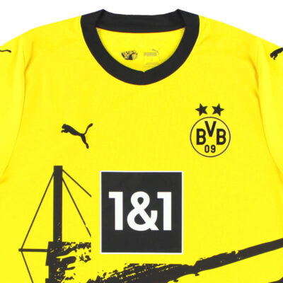 Alternative view of 2023-24 Borussia Dortmund Home Limited Jersey