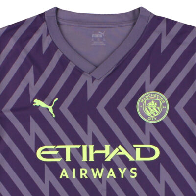 Alternative view of 2023-24 Manchester City Goalkeeper Limited Jersey