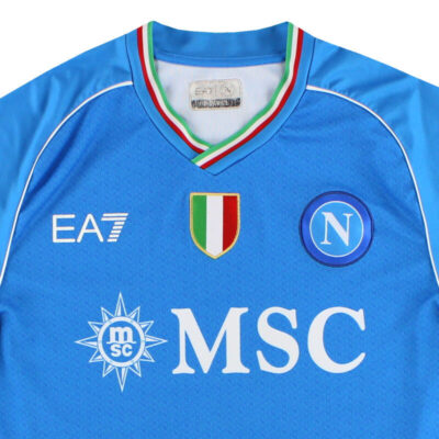 Alternative view of 2023-24 Napoli EA7 Home Limited Jersey