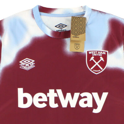 Alternative view of 2024-25 West Ham Warm-Up Limited Jersey
