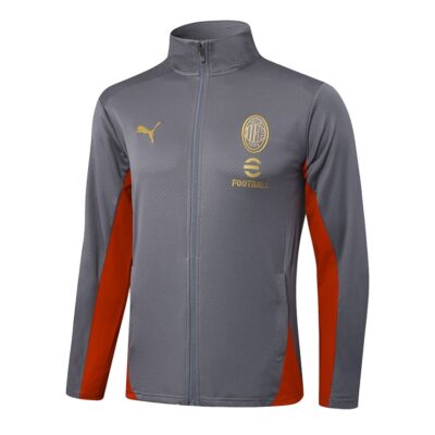 Alternative view of AC Milan Tracksuit Jacket 2024 2025 Grey