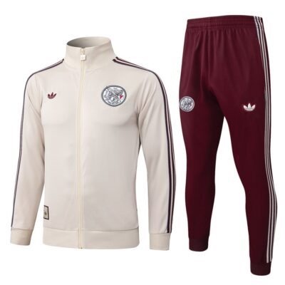 Ajax Tracksuit Jacket 2025 2026 Beige