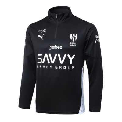 Alternative view of Al Hilal Training Tracksuit 2025 2026 Black Night
