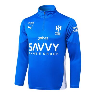 Alternative view of Al Hilal Training Tracksuit 2025 2026 Light Blue