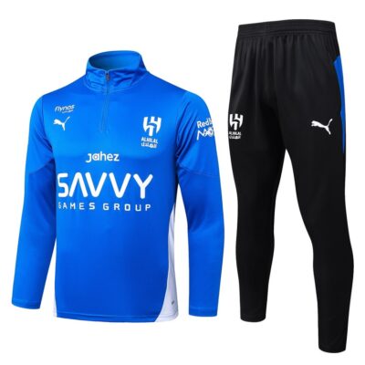 Al Hilal Training Tracksuit 2025 2026 Light Blue