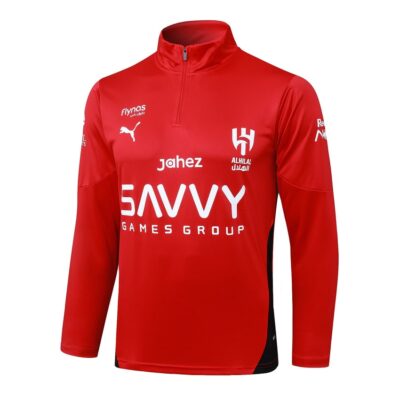 Alternative view of Al Hilal Training Tracksuit 2025 2026 Red