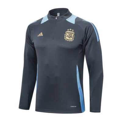 Alternative view of Argentina Training Suit 2024 2025 Light Black