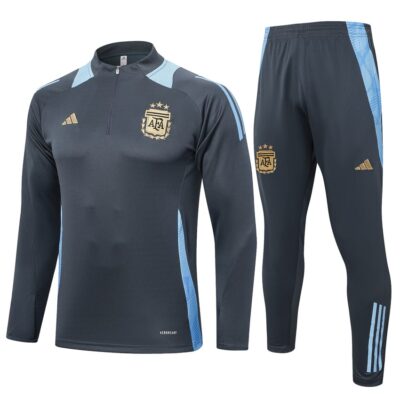 Argentina Training Suit 2024 2025 Light Black