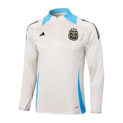 Alternative view of Argentina Training Tracksuit 2024 2025 Beige