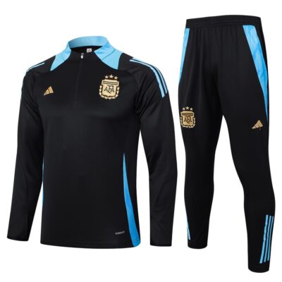 Argentina Training Tracksuit 2024 2025 Black