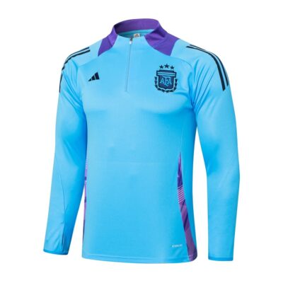 Alternative view of Argentina Training Tracksuit 2024 2025 Sky Blue