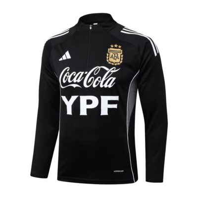 Alternative view of Argentina Training Tracksuit 2025 2026 Black Night
