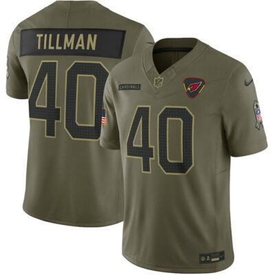 Arizona Cardinals #40 Pat Tillman Olive 2025 Salute to Service Limited Football Stitched Jersey