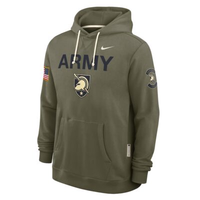 Alternative view of Army Black Knights 2025 Military Appreciation Dri-FIT Hoodie - Olive