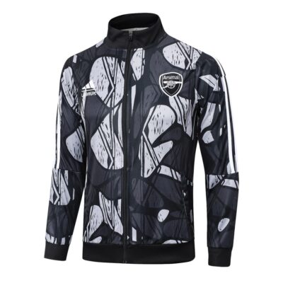 Alternative view of Arsenal Tracksuit Jacket 2024 2025 Black