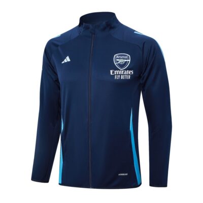 Alternative view of Arsenal Tracksuit Jacket 2024 2025 Blue