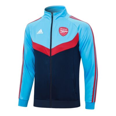 Alternative view of Arsenal Tracksuit Jacket 2024 2025 Sky Blue