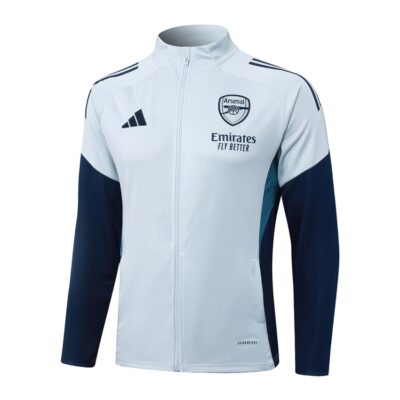 Alternative view of Arsenal Tracksuit Jacket 2025 2026 White Blue