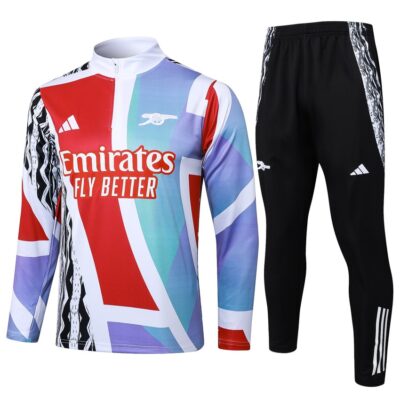 Arsenal Training Tracksuit 2024 2025 Blue Red