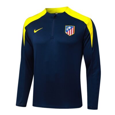 Alternative view of Atletico Madrid Training Suit 2025 2026 Blue Yellow