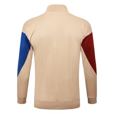 Barca Tracksuit Jacket 2024 2025 Beige - Image 3