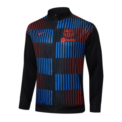 Alternative view of Barca Tracksuit Jacket 2024 2025 Black Blue