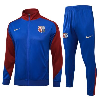 Barca Tracksuit Jacket 2024 2025 Blue