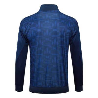 Barca Tracksuit Jacket 2024 2025 Dark Blue - Image 3