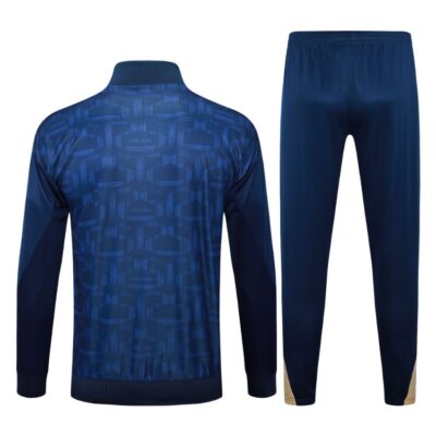 Barca Tracksuit Jacket 2024 2025 Dark Blue - Image 4