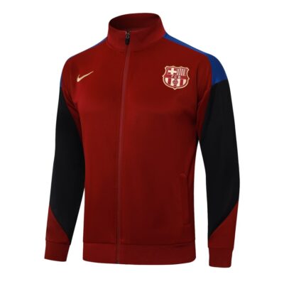 Alternative view of Barca Tracksuit Jacket 2024 2025 Dark Red