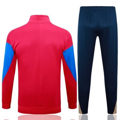 Barca Tracksuit Jacket 2024 2025 Light Red - Image 4