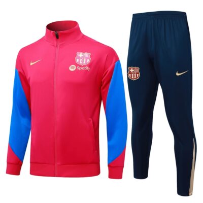 Barca Tracksuit Jacket 2024 2025 Light Red