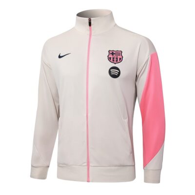 Alternative view of Barca Tracksuit Jacket 2025 2026 Beige Pink