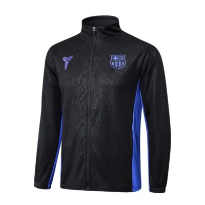 Alternative view of Barca Tracksuit Jacket 2025 2026 Black Charcoal