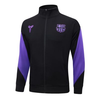 Alternative view of Barca Tracksuit Jacket 2025 2026 Black Purple