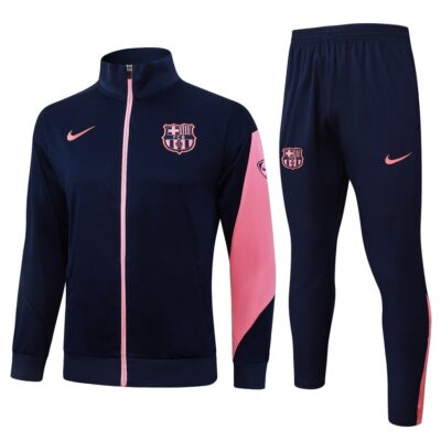 Barca Tracksuit Jacket 2025 2026 Blue Pink