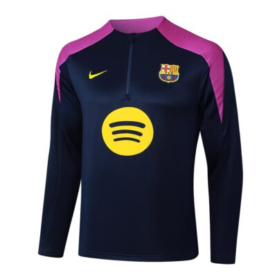 Alternative view of Barca Training Suit 2024 2025 Blue Pink