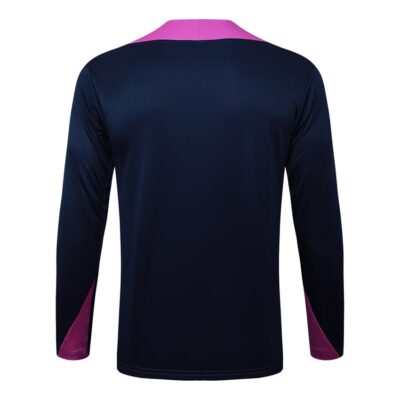Barca Training Suit 2024 2025 Blue Pink - Image 3