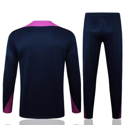 Barca Training Suit 2024 2025 Blue Pink - Image 4