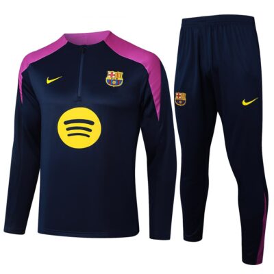 Barca Training Suit 2024 2025 Blue Pink